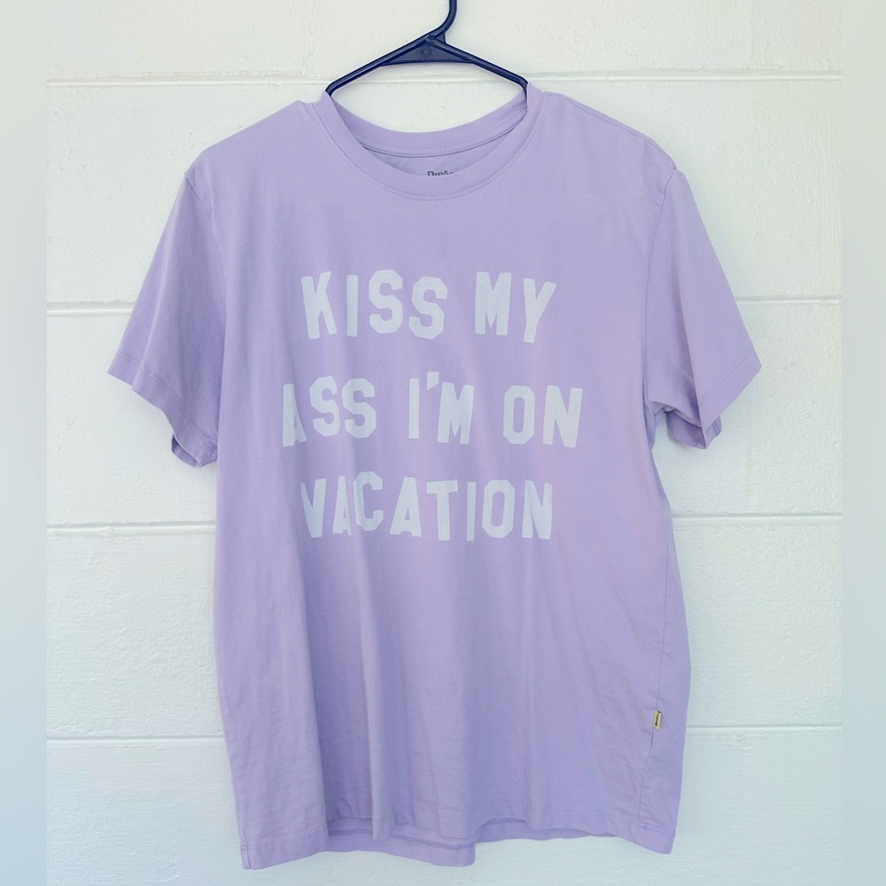 Duvin Kiss my Ass I’m on Vacation Tee size M